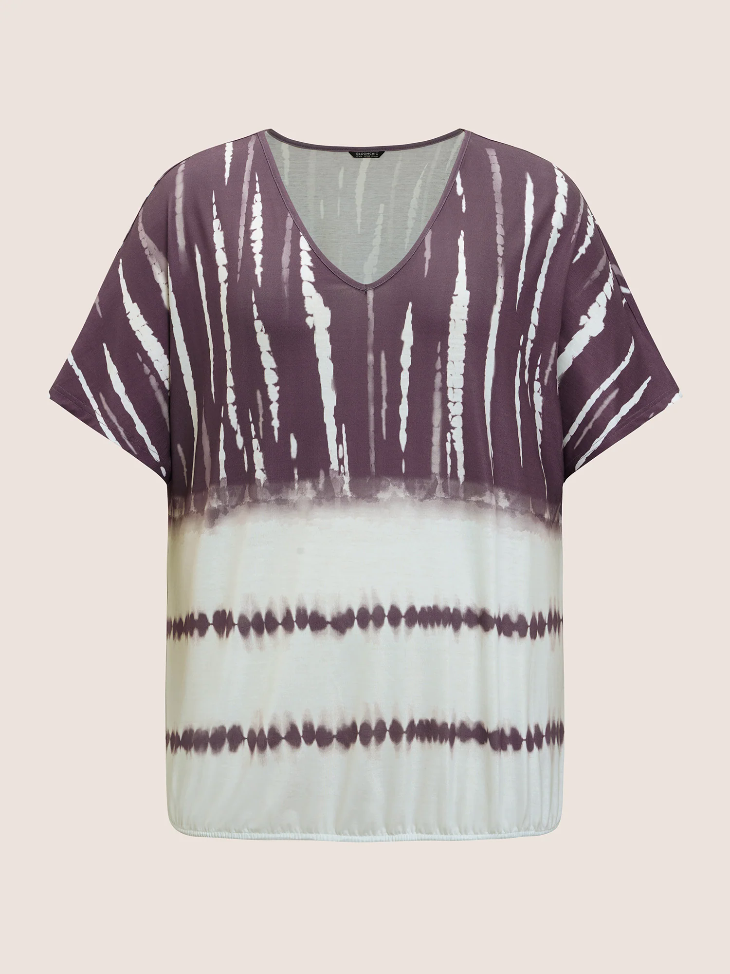 Tie Dye Batwing Sleeve T-shirt Tie Dye Batwing Sleeve T-shirt