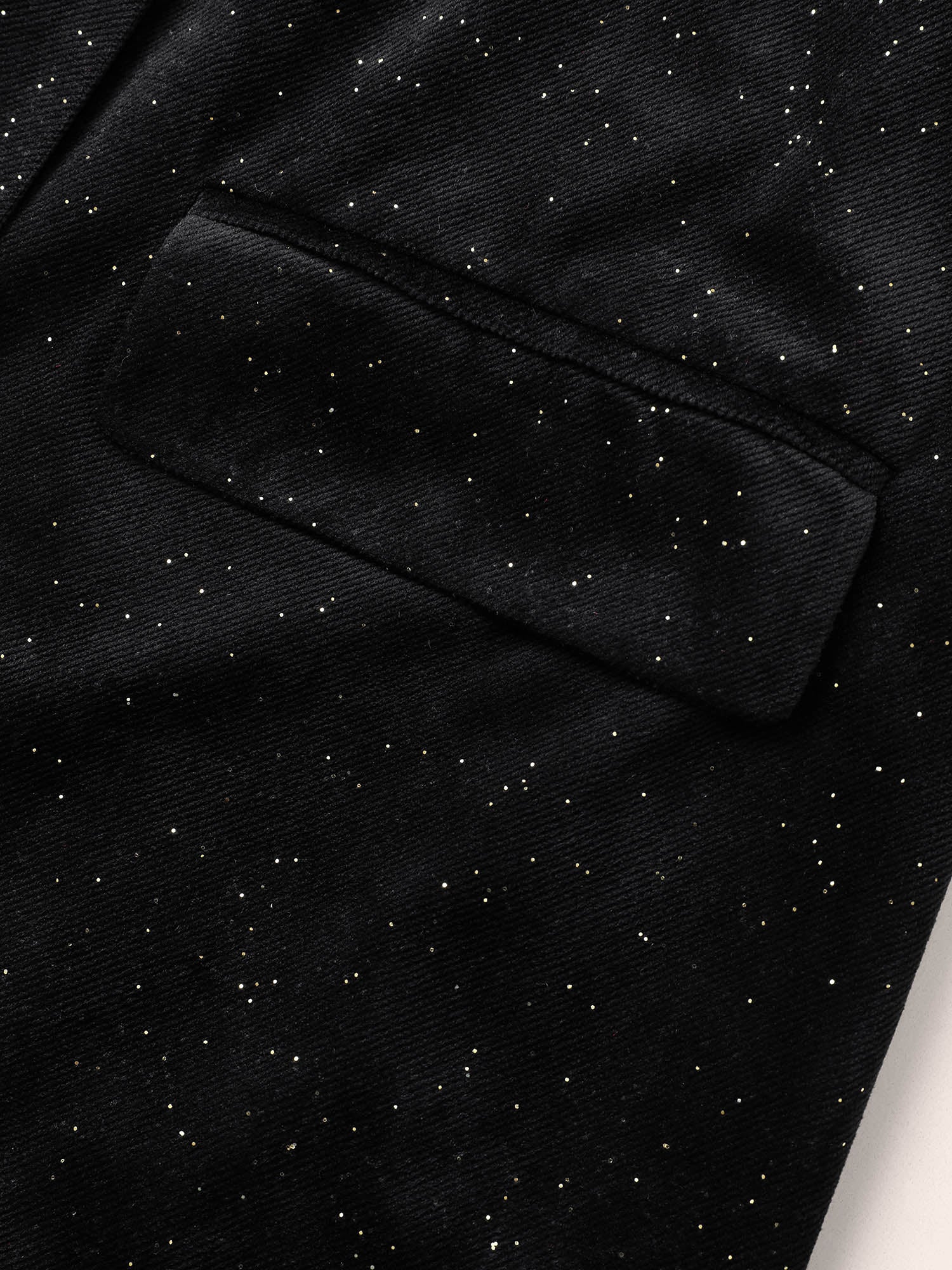 Galaxy Glitter Pocket Suit Collar Blazer Galaxy Glitter Pocket Suit Collar Blazer