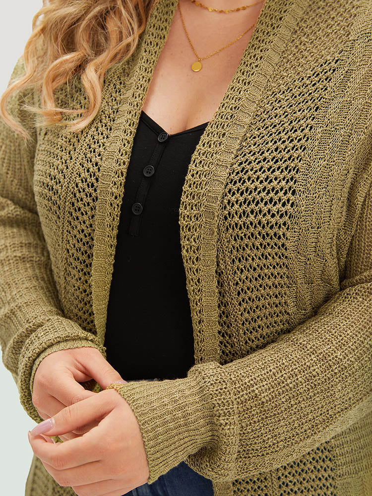 Lapel Collar Open Front Tunic Drape Cardigan Lapel Collar Open Front Tunic Drape Cardigan