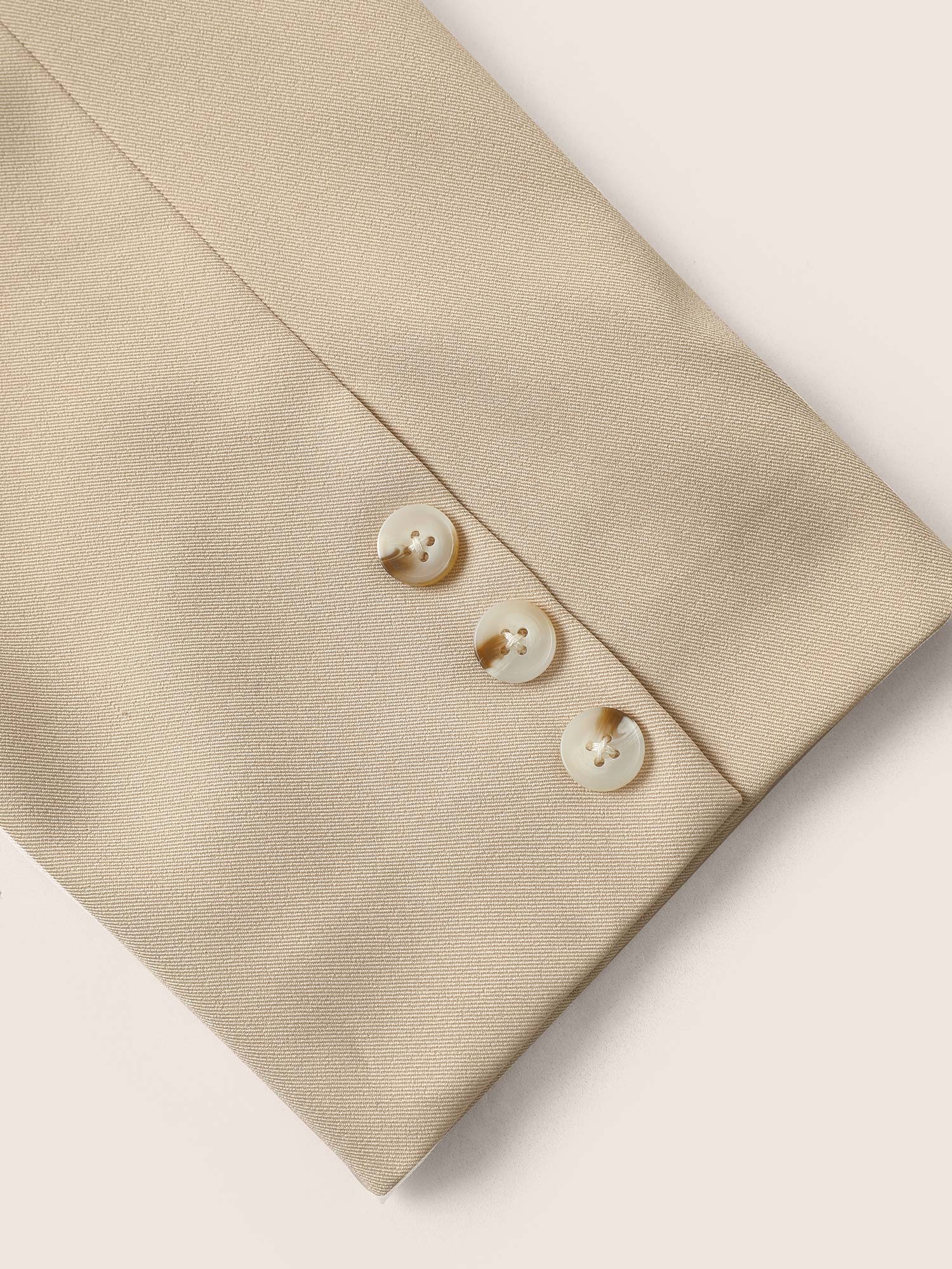 Anti-Wrinkle Suit Collar Flap Detail Blazer Anti-Wrinkle Suit Collar Flap Detail Blazer