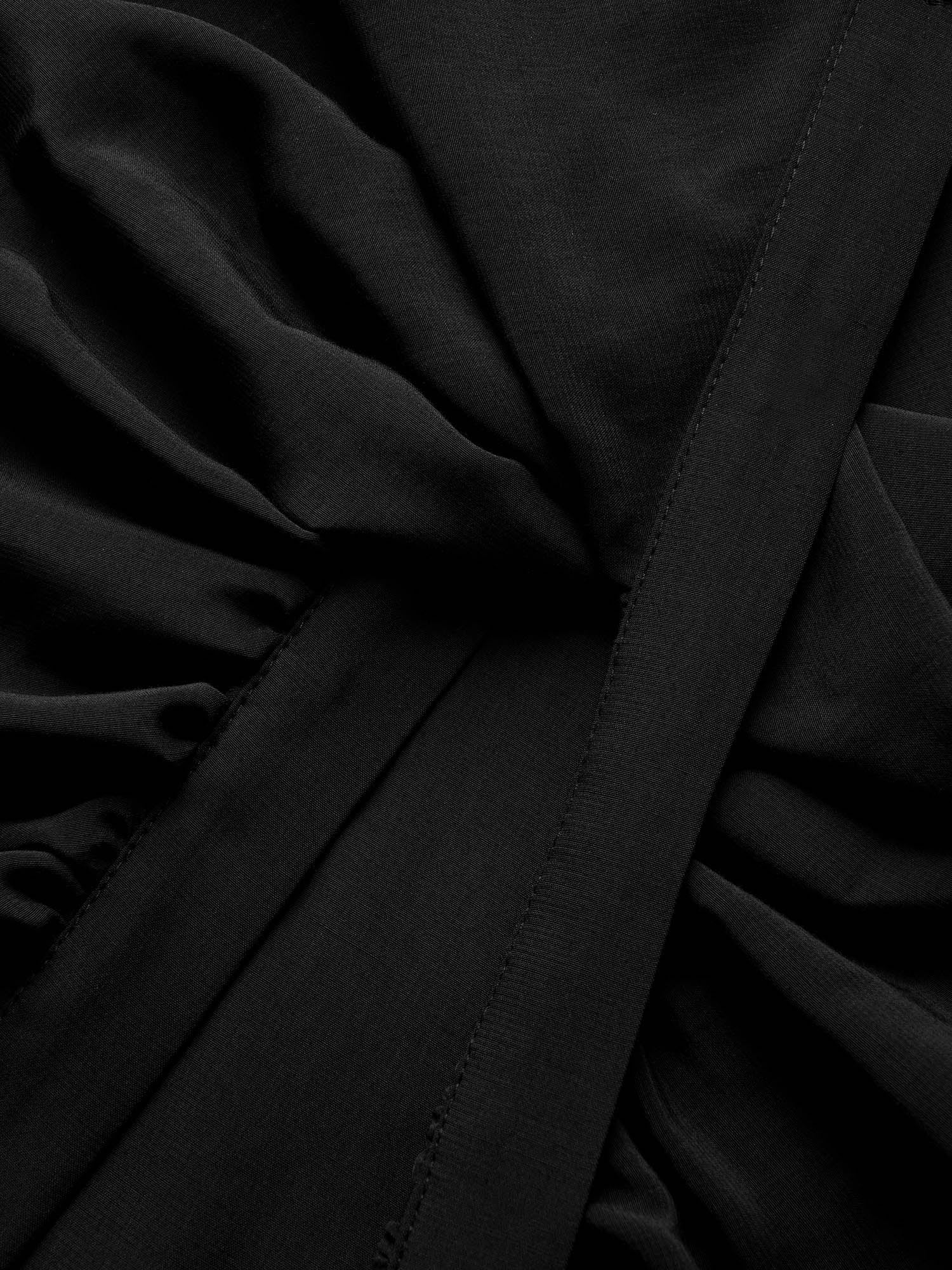 Shirt Collar Twist Front Button Up Blouse Shirt Collar Twist Front Button Up Blouse