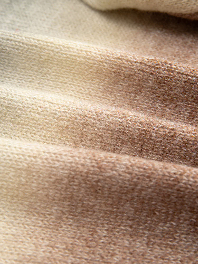 Ombre Fringe Trim Open Front Cardigan Ombre Fringe Trim Open Front Cardigan