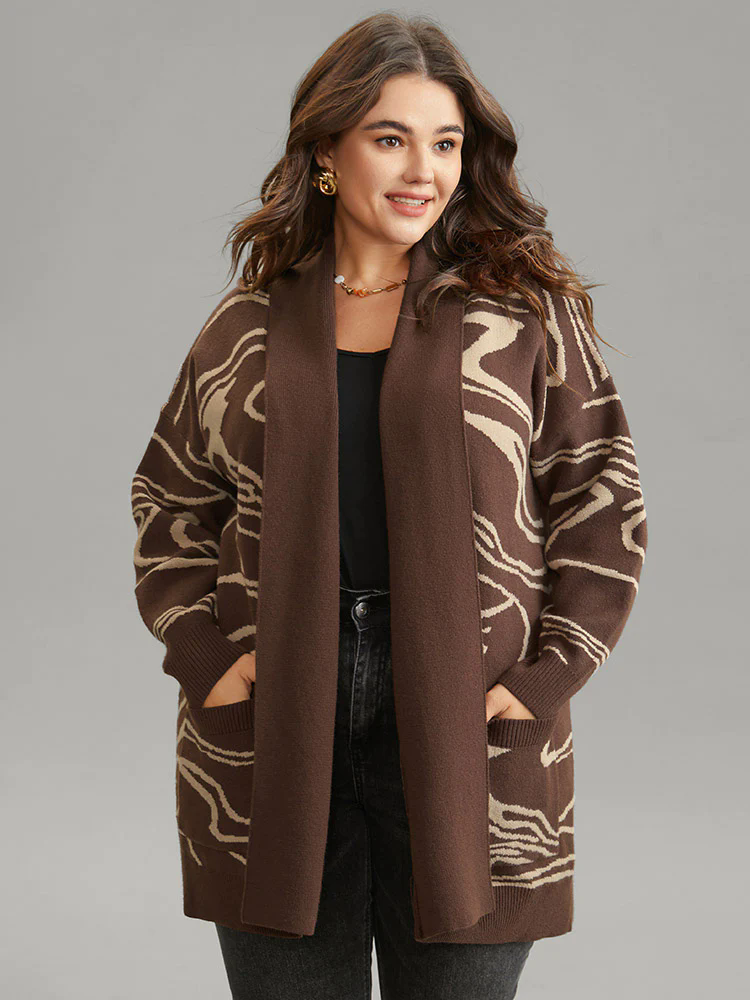 Supersoft Essentials Water Ripple Pocket Cardigan Supersoft Essentials Water Ripple Pocket Cardigan