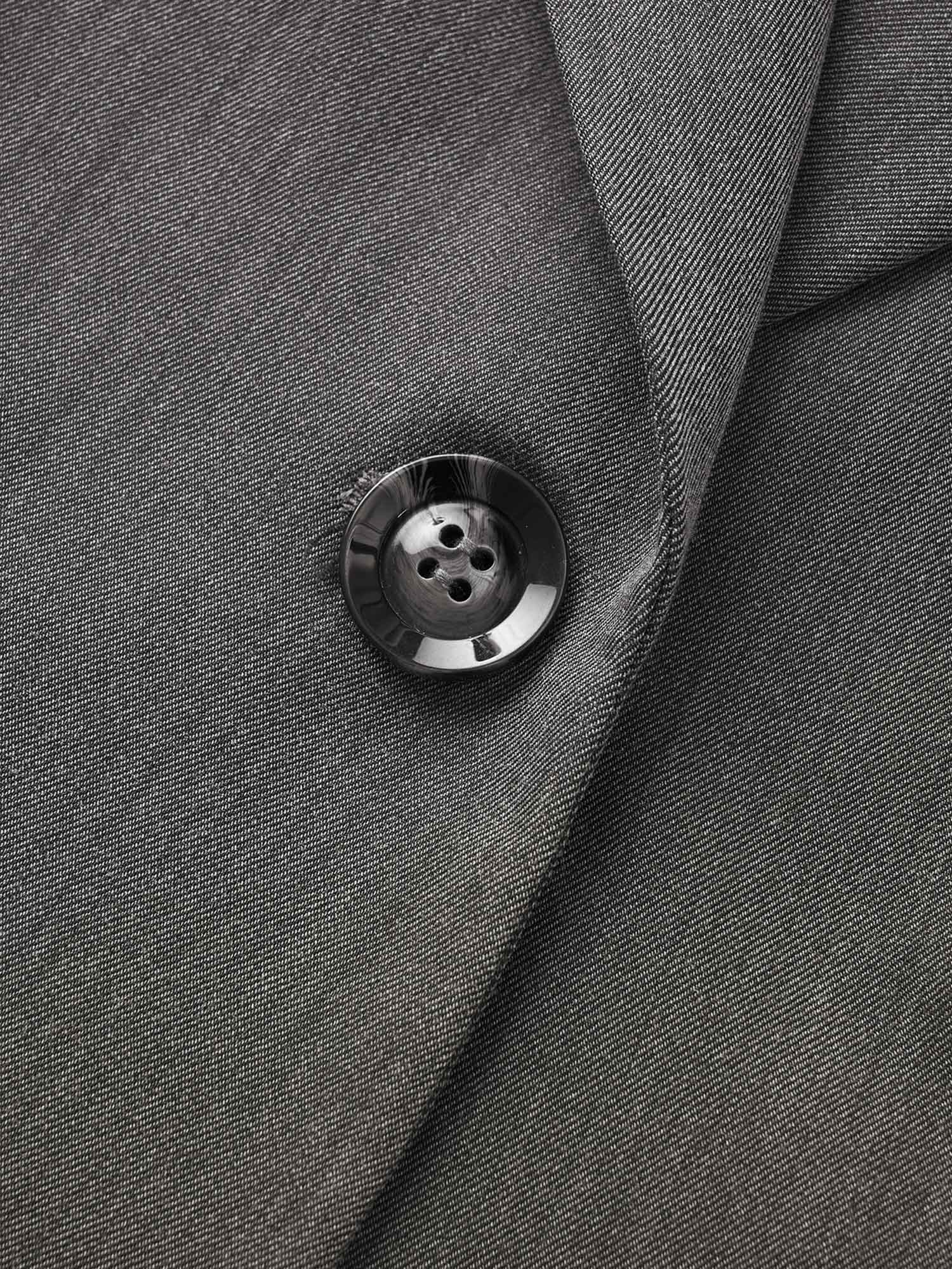 Plain Suit Collar Pocket Regular Fit Blazer Plain Suit Collar Pocket Regular Fit Blazer