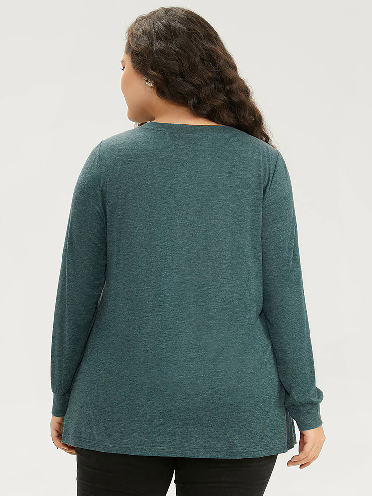 Halloween Gathered Frill Trim T-shirt Halloween Gathered Frill Trim T-shirt