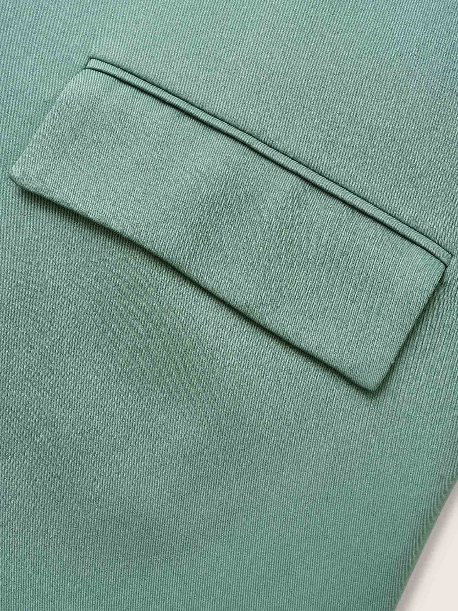 Lapel Collar Flap Pocket Tab Sleeve Blazer Lapel Collar Flap Pocket Tab Sleeve Blazer