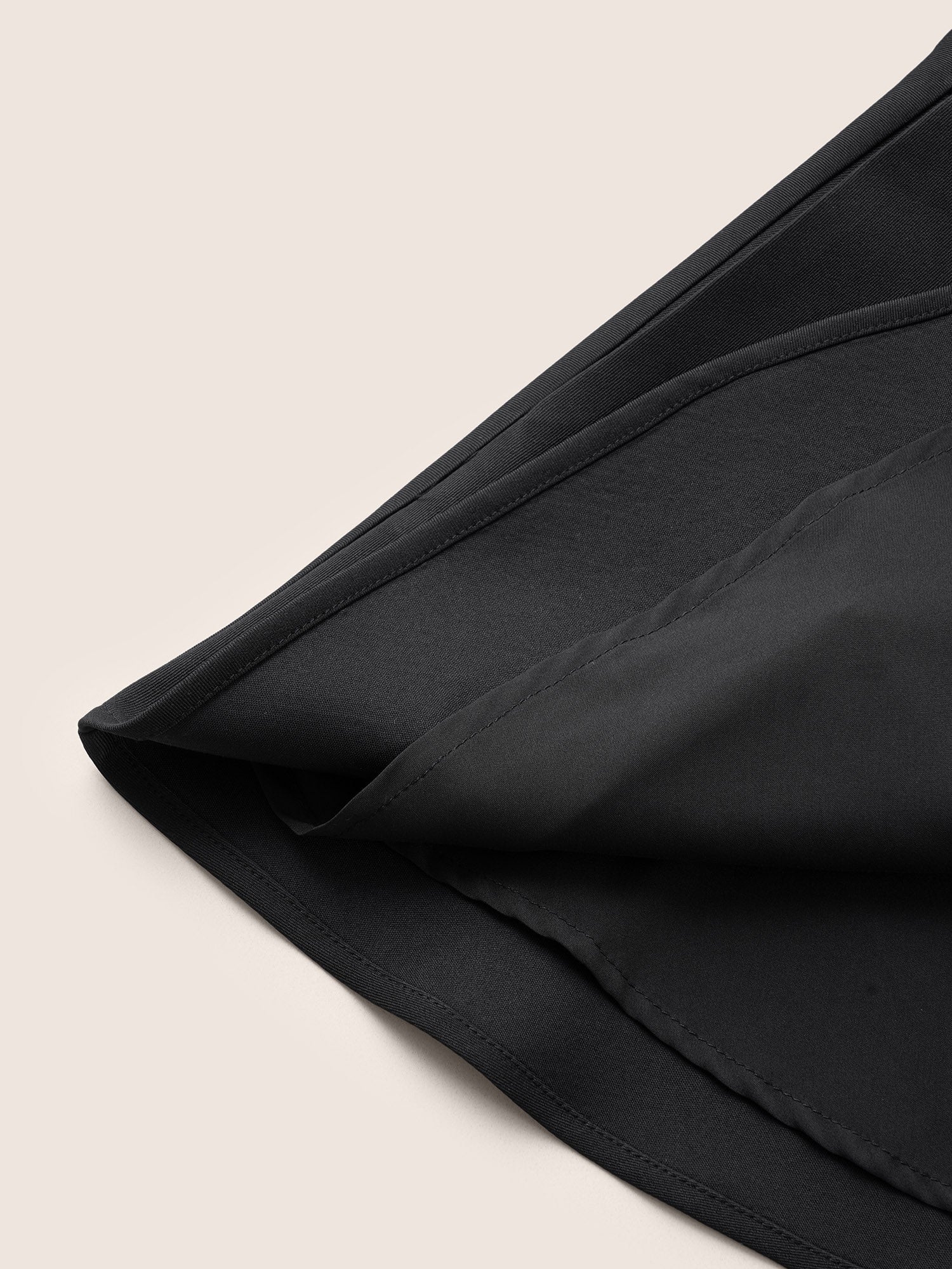 Plain Flutter Hem Button Through Sleeveless Blazer Plain Flutter Hem Button Through Sleeveless Blazer