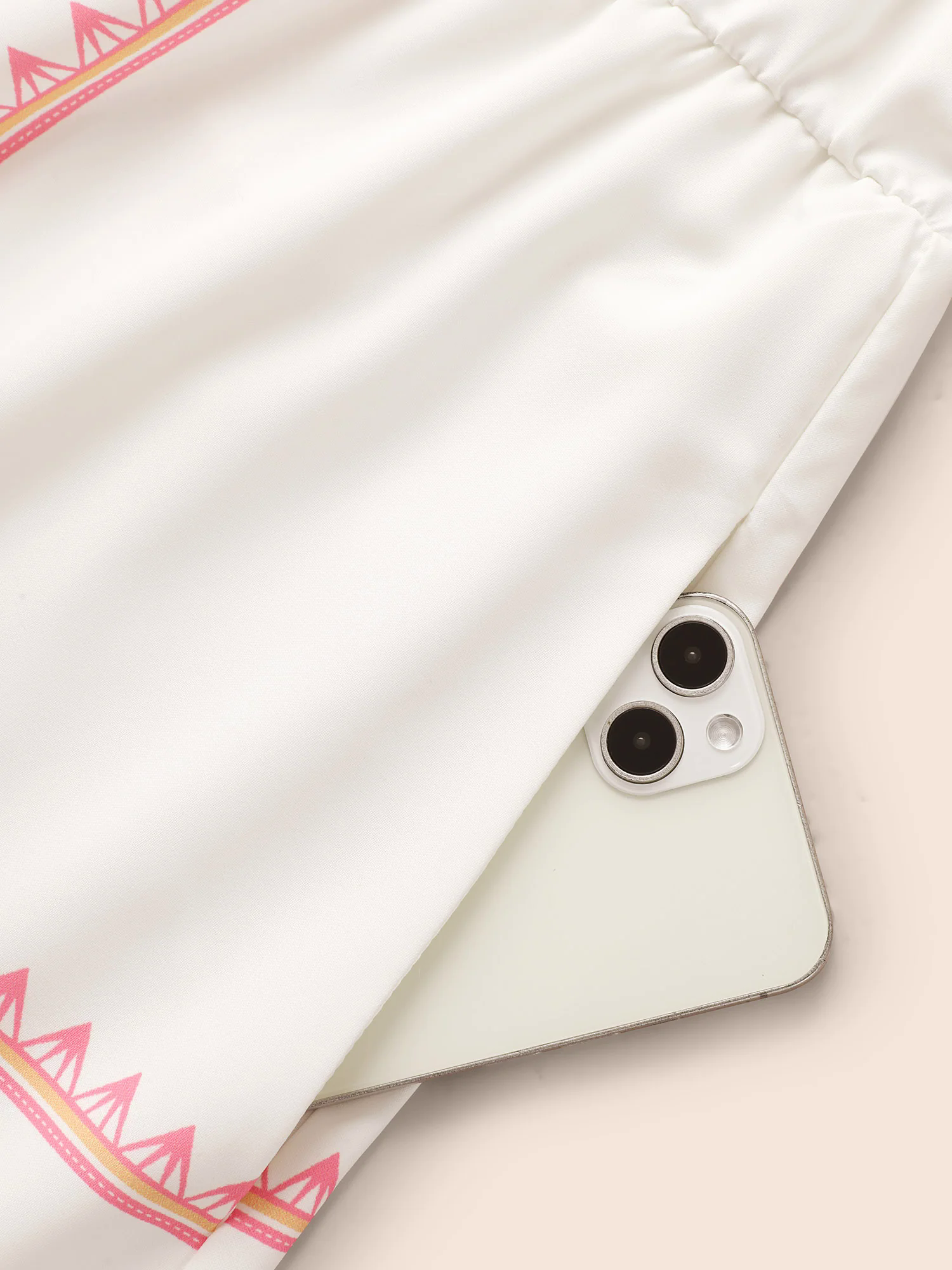 Bandana Notched Collar Lantern Sleeve Dress